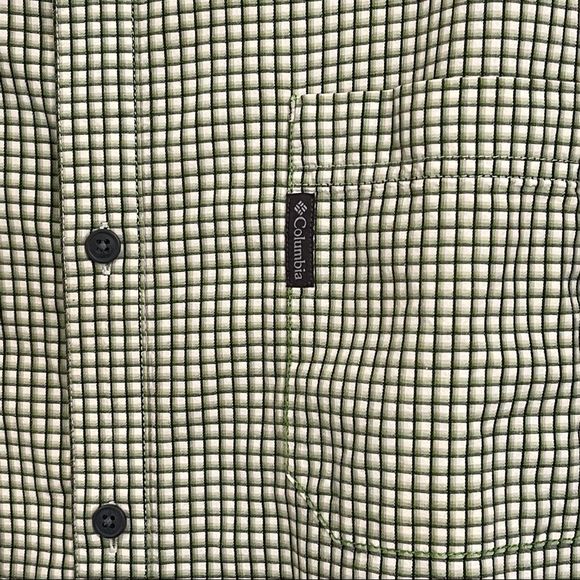 Columbia 100% Cotton Check Pattern Button Down Shirt Long Sleeve Pocket Men XXL - Picture 3 of 15